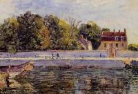 Sisley, Alfred - Saint-Mammes, House on the Canal du Loing